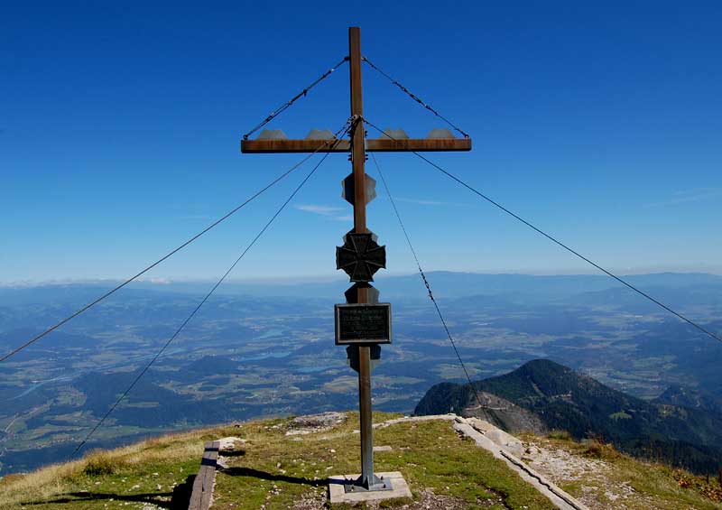 No topo da montanha Hochobir, no estado da Caríntia, Áustria