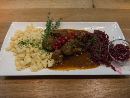 O delicioso ragu de cervo do restaurante Frööd. Foto: Ricardo Feres ©