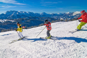 Hinterstoder é um resort de esqui popular e oferece pistas para todos os níveis de esquiadores. Foto: OÖ.Tourismus / Hochhauser ©