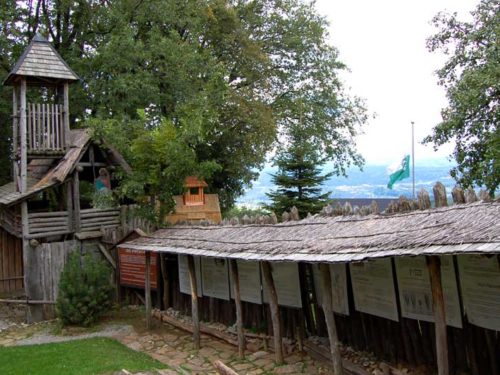 A reconstrução de uma aldeia celta na Estíria