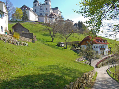 As colinas do Mostviertel entre o Ybbstal e o Vale do Danúbio oferecem inúmeras rotas de caminhada para todos os níveis de caminhantes. Foto: Arnold Weisz ©