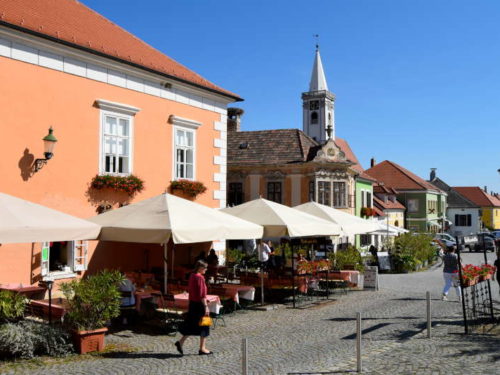 Praça principal de Rust