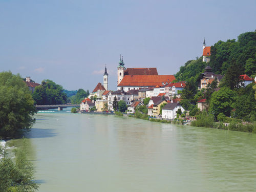 O rio Enns, Steyr